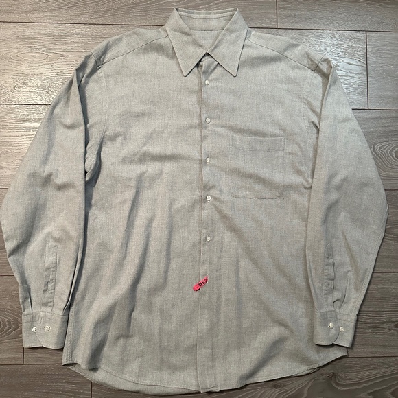 Ermenegildo Zegna Dry Cleaned Made in Italy Designer Dress Shirt - Picture 1 of 4